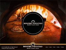 Tablet Screenshot of bonfirebistro.ca